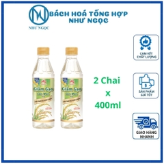 Giấm Gạo Lên Men Lisa Chai 400ml