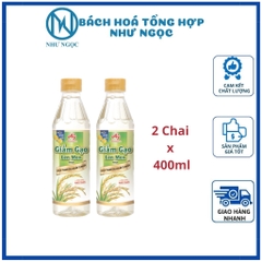Giấm Gạo Lên Men Lisa Chai 400ml