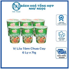 Mì Ly Khoai Tây Cung Đình Lẩu Tôm Chua Cay Ly 71g