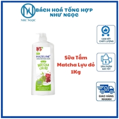 Sữa tắm dưỡng ẩm sáng da Hazeline 995ml (1kg) - Bách Hóa Tổng Hợp Như Ngọc