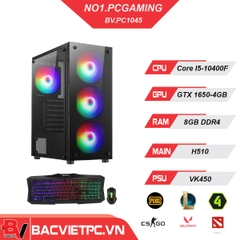 PC GAMING - ĐỒ HỌA INTEL I5-10400F | RAM 8GB | GTX 1650-4G | SSD 240GB