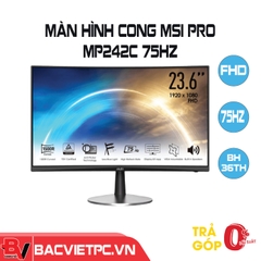 Màn hình máy tính MSI PRO MP242C 23.6 inch FHD VA Cong