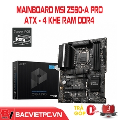 Mainboard MSI Z590-A PRO. (Intel Z590, Socket 1200, ATX, 4 khe Ram DDR4)