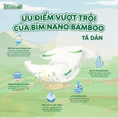 Bỉm Dán Size S - NANO BAMBOO (56 miếng)