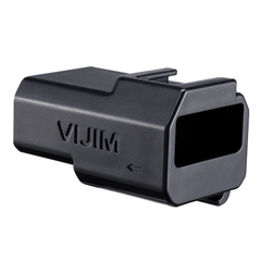 Khung vlog gắn mic, đèn LED cho gopro 5,6,7 Black