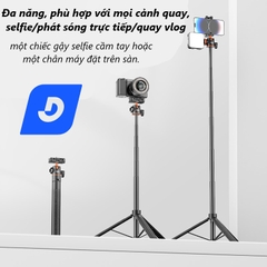 Gậy Selfie Vrig TP 16 Đầu Bi Linh Hoạt 130cm