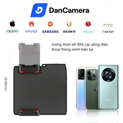 Tay cầm chống rung Uurig PH - 10 cho điện thoại thông minh kèm điều khiển từ xa