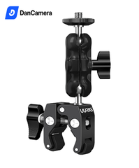 Phụ kiện insta360/Gopro kẹp baga, ghi đông Uurig bằng nhôm CNC siêu chắc