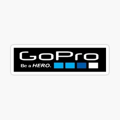 Bộ sticker thương hiệu máy quay GoPro