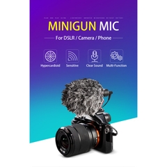 Micro phone Boya BY- MM1 / Minigun | Mic thu âm cho camera hành động GoPro, DJI, điện thoại