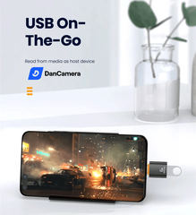 Đầu chuyển đổi USB 3.0 sang type C OTG tốc độ cao, nhỏ gọn, tiện lợi dùng cho điện thoại, pc, máy tính bảng