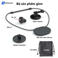 Phụ kiện Gopro/Dji/Insta360 vòng đeo cổ nam châm uurig đa năng siêu tiện lợi 