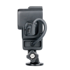 Khung vlog gắn mic, đèn LED cho gopro 5,6,7 Black