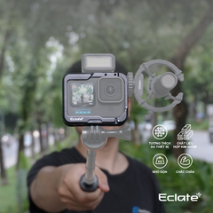 Khung camera cage Eclaté | Hợp Kim Nhôm | dành cho Gopro 9/10/11/12/13 | Hỗ trợ quay dọc