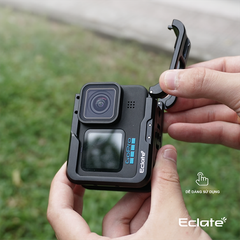 Khung camera cage Eclaté | Hợp Kim Nhôm | dành cho Gopro 9/10/11/12/13 | Hỗ trợ quay dọc