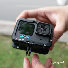 Khung camera cage Eclaté | Hợp Kim Nhôm | dành cho Gopro 9/10/11/12/13 | Hỗ trợ quay dọc