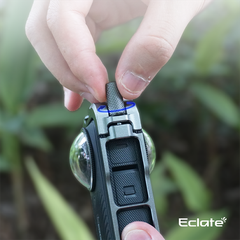 Khung camera cage Eclaté |Hợp Kim Nhôm | dành cho insta360 x4| Hỗ trợ quay dọc