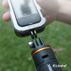 Khung camera cage Eclaté |Hợp Kim Nhôm | dành cho insta360 x4| Hỗ trợ quay dọc