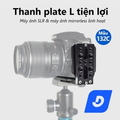 Giá kê máy ảnh đa năng CNC Universal L plate silver