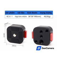 Bộ kit Quick release nắp đậy tấm tháo nhanh