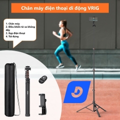 Gậy tripod TP-14 dành cho điện thoại và máy ảnh | Chính Hãng