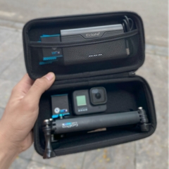 Dock sạc 3 pin Eclaté dành cho Gopro tích hợp 5/6/7/8/9/10/11/12 có khay đựng thẻ nhớ