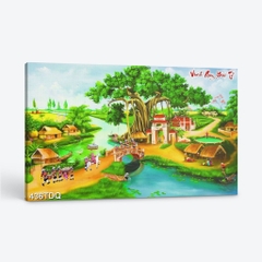 Tranh Vinh quy bái tổ 436TDQ-