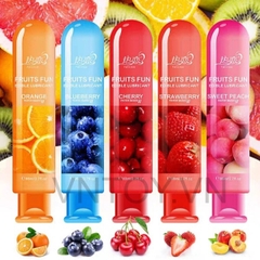 Gel bôi trơn hương trái cây Cam Cherry Dâu Đào Việt Quất nuốt được