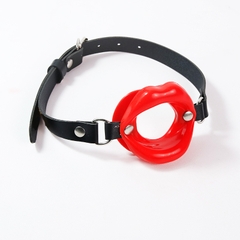 Vòng Miệng BDSM O-Ring Silicone Cao Cấp Dây Da Cá Tính