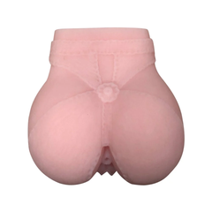 Mông giả có nơ kèm âm đạo & hậu môn silicon trần mềm mịn - Sex Dolls Long Love 1.2kg