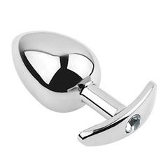 Phích inox cắm hậu môn màu bạc - Anal Toy