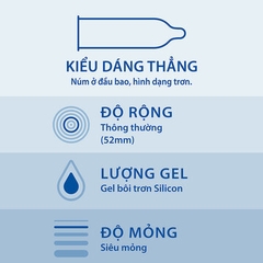 Bao Cao Su Durex Invisible Extra Thin Extra