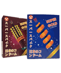 Bao cao su SUPER GOLD Siêu Gân Gai Bi (Hộp 2 cái)