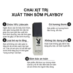 Chai Xịt Trị Xuất Tinh Sớm Playboy 5ml
