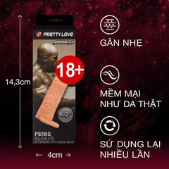 Bao cao su đôn dên tăng kích thước Pretty Love Medium 6.2