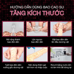 Bao cao su đôn dên tăng kích thước Pretty Love Medium 6.2