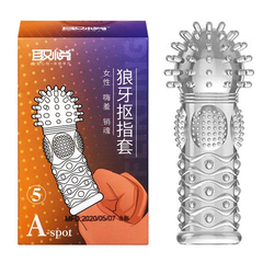 Bao cao su ngón tay dài Aichao G-spot - Gai nổi lớn - Hộp 1 cái