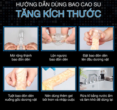 Bao cao su đôn dên dên tăng kích thước Lovetoy tăng 5cm