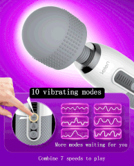 Máy massage cao cấp rung tỏa nhiệt 10 chế độ - Leten Lighting AV