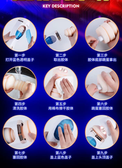 Âm đạo giả cao cấp có tai nghe rung thụt mạnh  AD01