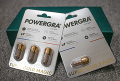 Powergra For Men (Super Gold Magic) - Vỉ 3 viên Viên uống tăng kích thước, kéo dài thời gian