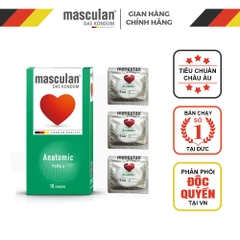 Bao cao su Masculan – Tạo dáng hoàn hảo – Anatomic