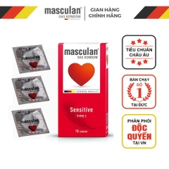 Bao cao su Masculan – Nhạy cảm – Sensitive