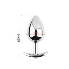 Phích inox cắm hậu môn màu bạc - Anal Toy