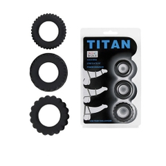 Bộ 3 vòng đeo Titan kéo dài quan hệ
