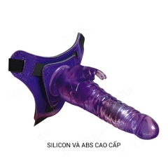 Dương vật giả có dây đeo - Aphrodisia Harness Rabbit Dong 8.5