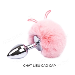 Đuôi thỏ gắn hậu môn quyến rũ, kích thích hậu môn