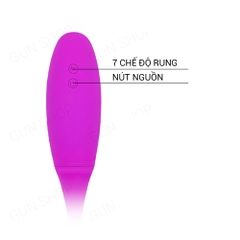 Trứng rung 2 đầu 7 chế độ rung, dùng sạc - Pretty Love Snaky Vibe