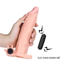 Bao cao su đôn dên tăng kích thước rung mạnh Lovetoy Pleasure X-Tender tăng 2