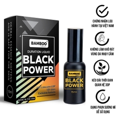 Chai xịt kéo dài thời gian cho nam Bamboo delay Black power